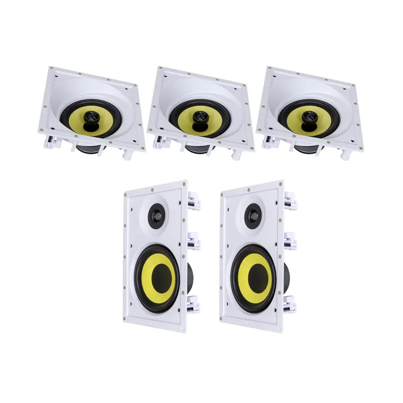 Kit Home Theater Jbl 5.0 Com 3 Ci6sa Plus + 2 Ci6r Plus