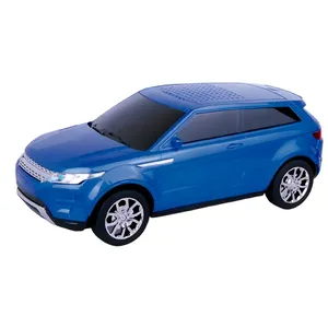 Mini Caixa De Som Portátil Formato Carro Suv Música Cor:azul