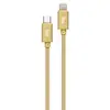 Cabo Apple Elg Tcl10bg Lightning E USB Tipo-c Dourado 1m