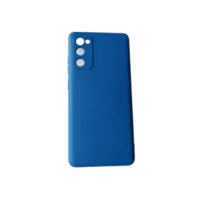 Capinha C/ Veludo Compatível S20 Fe Galaxy Tela 6.5 Azul