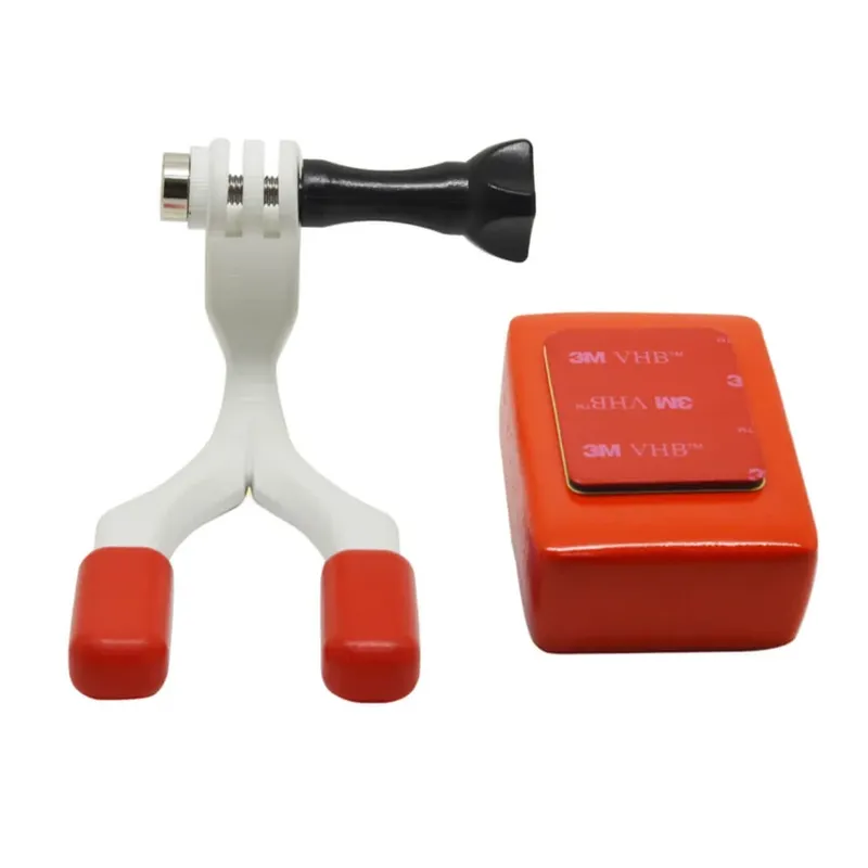 Suporte De Boca E Boia Para Câmeras Gopro E Similares