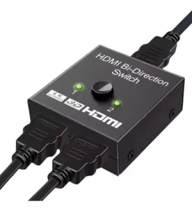 Chaveador Switch HDMI 2x1 E 1x2 Bi-direcional 4k Ultra Hd 3d