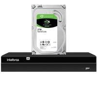 Kit Nvr Intelbras, Nvd 1404, 4 Canais, Multi HD + HD 2TB