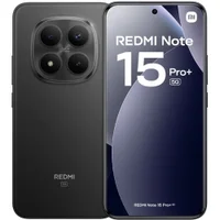 Celular Smartphone Xiaomi Redmi Note 15 Pro+ 5g Black Preto 8GB Ram 256gb Memória Interna