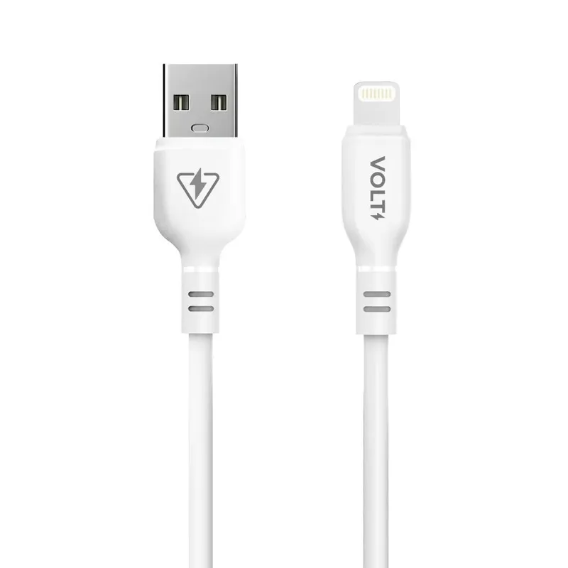 Cabo Usb Compatível Com Lightning (1,5m) Flex Pro Volt Branco