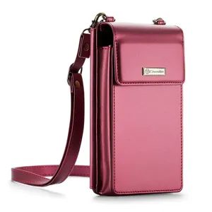 Caseme Small Crossbody Cell Phone Bag For Women, Red Caseme-me50 Red