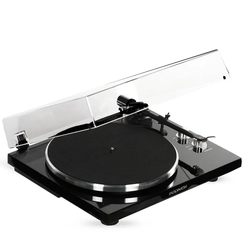 Toca Disco Belt Drive Polyvox Transmissão Bluetooth 120/240v
