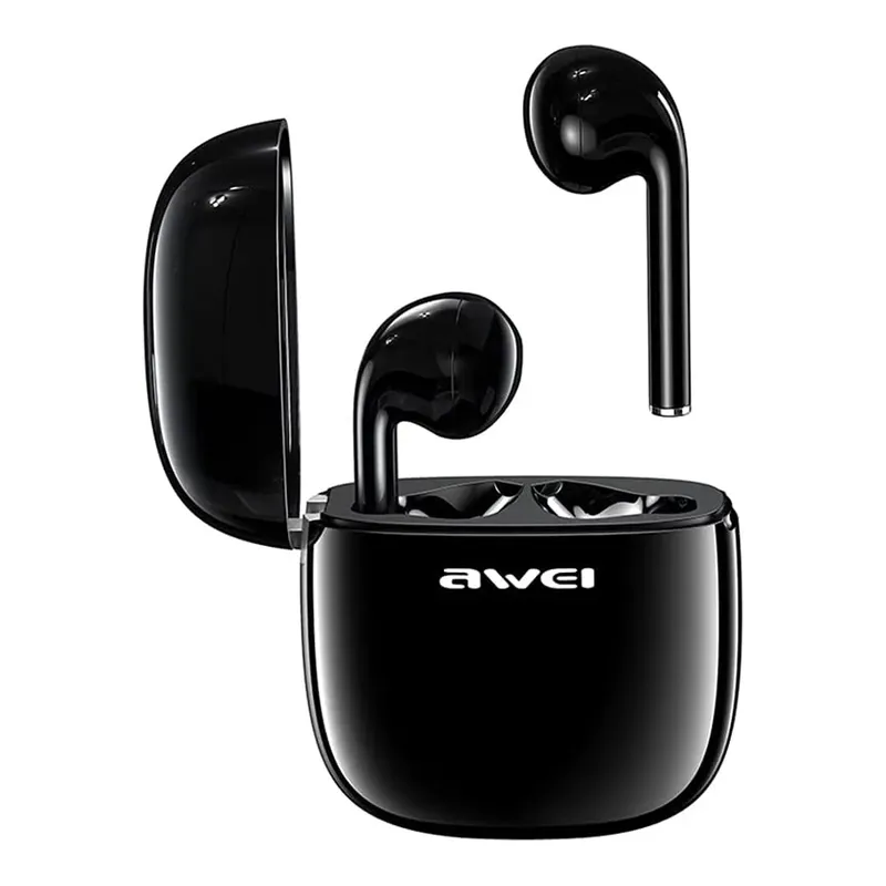 Fone De Ouvido Awei T28,In-ear, Sem Fio,Bluetooth 5.1, Preto