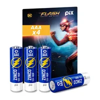 4x Pilha Zinco Manganês Aaa 3a Blister Com 4 Unidades