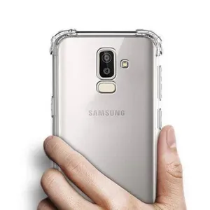 Capa Capinha Tranparente Silicone Linha J Samsung Galaxy J2 J2 Pro J2 Core J4 J4 Plus J5 J5 Prime J6 J6 Plus J7 J7 Prime
