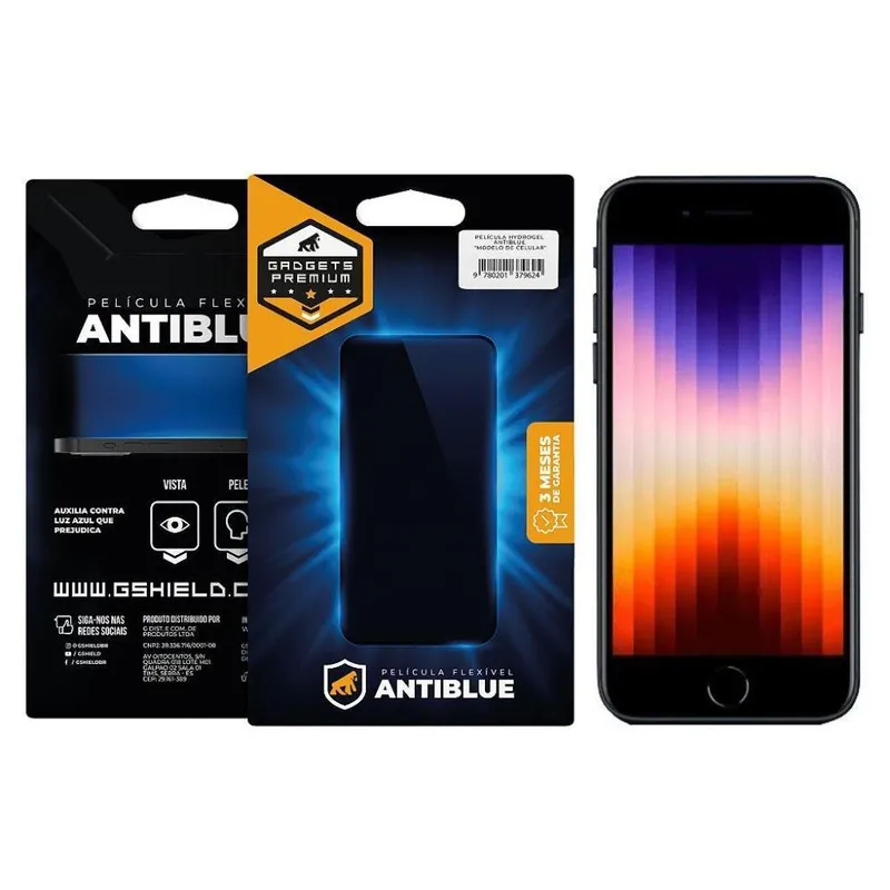 Película Gshield Para Iphone 7 / 8 / Se 2 / Se 3 - Antiblue