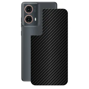 Película Para Motorola Moto G85 5g - Traseira De Fibra De Carbono Preta - Gshield