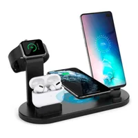 Carregador Indução Magnética 4 Em 1 Iphone 16 Lançamento 2025 Preta