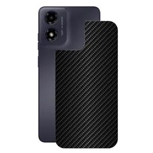 Película Para Motorola One Macro, Traseira De Fibra De Carbono Preta - Gshield
