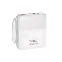 Carregador Portátil Power Bank 10000mah Turbo Android E Ios Cor:branco