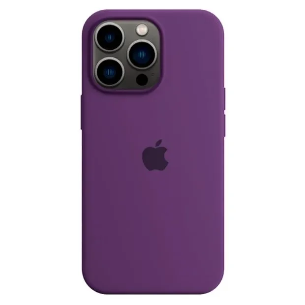 Capa Capinha Para Iphone 14 Pro Max Plus Silicone Premium - Violeta Escuro