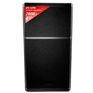 Caixa de Som Profissional 15” 700W 60Hz Bi‑amplificação Classe D, DSP, Madeira, Bluetooth, TWS - Tomate EPV-15PRO