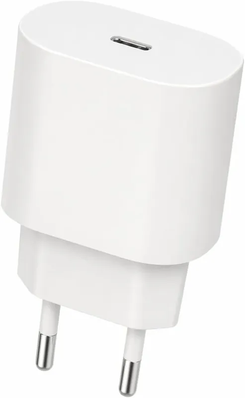 Carregador Turbo Usb C Parede Fonte Adaptador Compatível Com Iphone 20w Branco