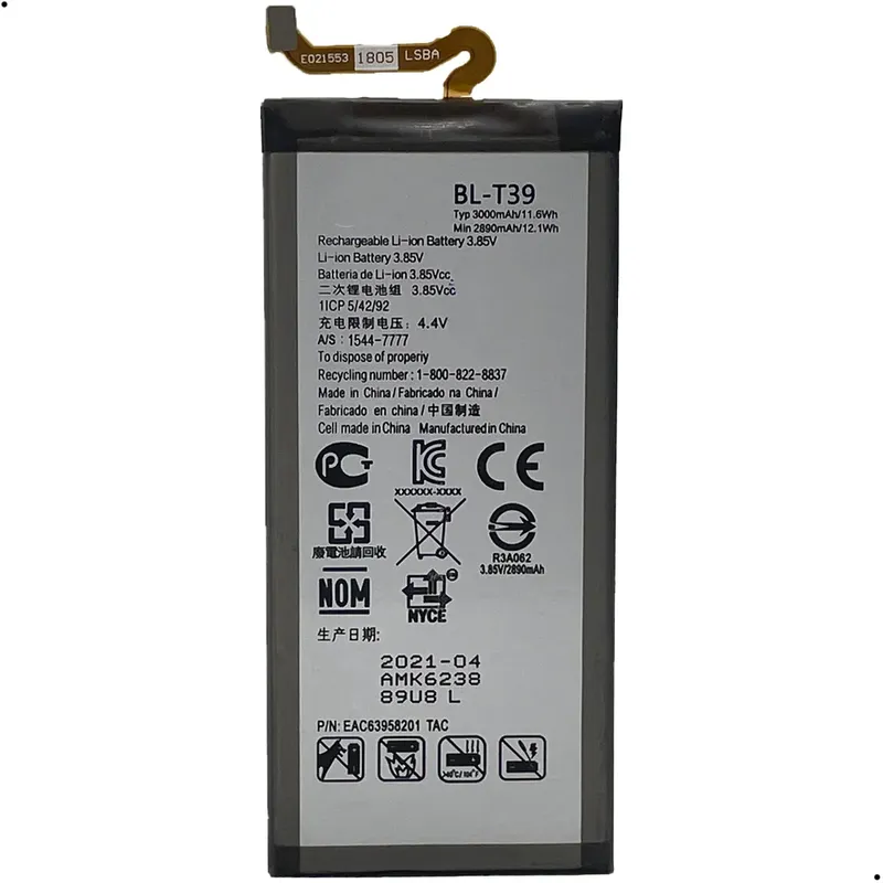Bateria Bl-t39 Compativel Com Lg Q7 / Q7+ /k12+