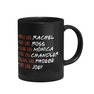 Caneca Geek - Like Friends Séries - Preta