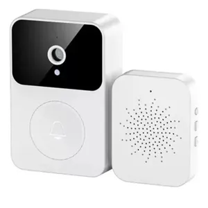 Campainha Interfone Inteligente Camera E Audio Wi-fi Sem Fio