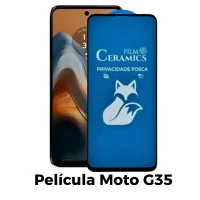 Película Protetora Fosca Privacidade Para Motorola Moto G35