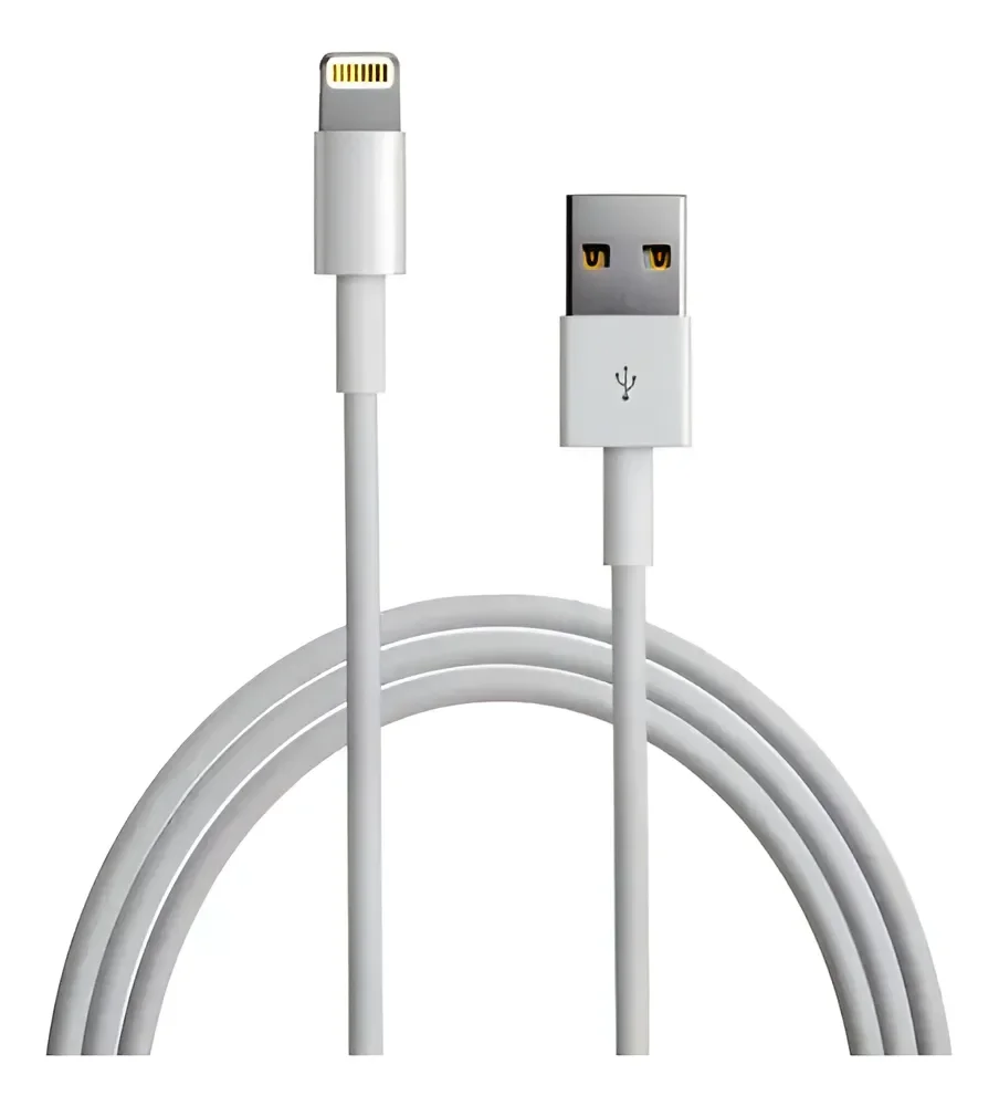 Cabo Carregador Usb 1 Metro Para Iphone E Ipad - Branco