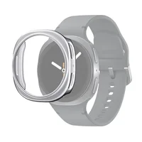 Capa Bumper Para Galaxy Watch 8 - Prata Tamanho:44mm