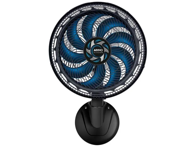 Ventilador De Parede Arnove9p X-treme 40cm 9 Pás Preto 127v