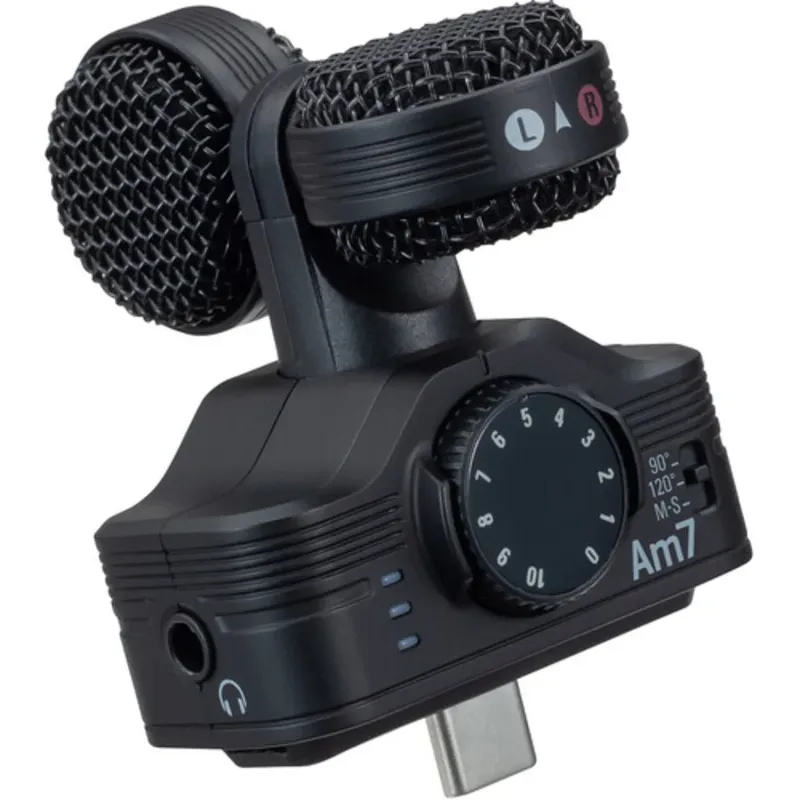 Microfone Zoom Am7 Estéreo Central Android Usb-c