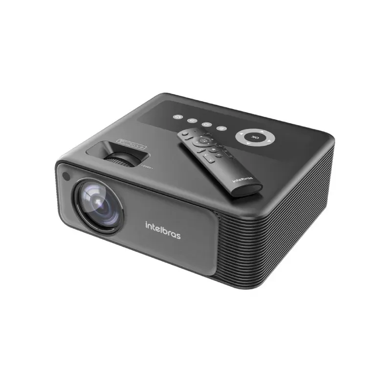 Projetor Intelbras Pfl6520 7400 Lumens 200" Full Hd HDMI Bluetooth - Preto