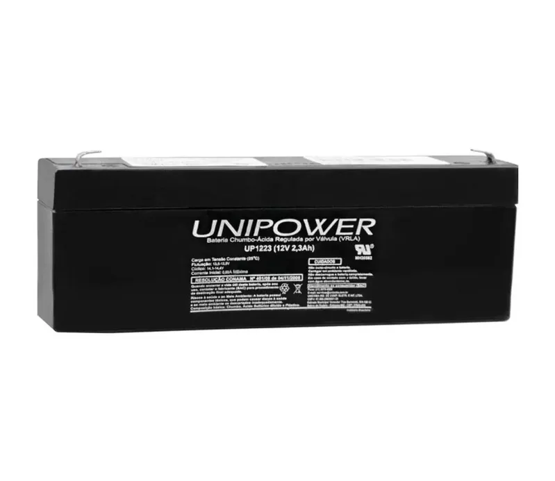Bateria Unipower UP1223 Estacionária Selada, 12V/2.3A VRLA