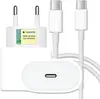 Carregador E Cabo Tipo-c Turbo 30w Para Iphone 15 E Android Gold