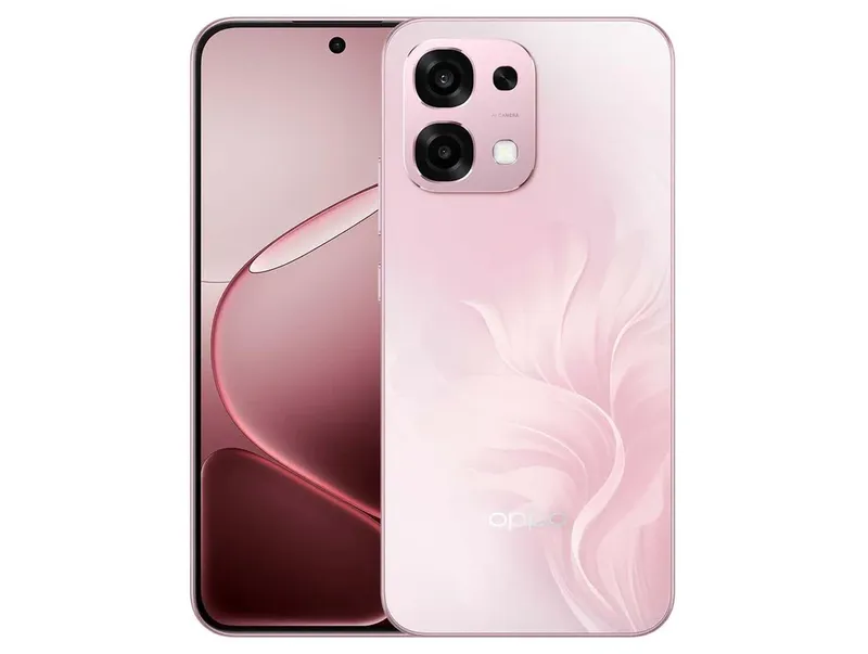 Smartphone OPPO A6 Pro, 256GB, 5G, 8GB RAM, Câmera Dupla 50MP+2MP, Frontal 16MP, Tela 6.57", Rosa Coral