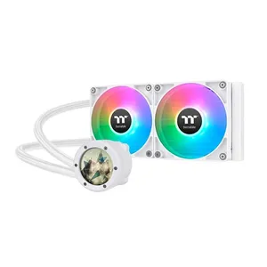 Water Cooler Thermaltake V2 TH240 ULTRA SNOW, ARGB, 120mm, AMD/Intel, Branco - CL-W404-PL12SW-A