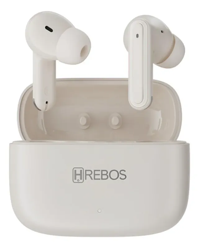 Fone De Ouvido Sem Fio Bluetooth Hrebos Branco - Branco