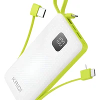 Power Bank 20.000mah Kaidi Carregador Portati Knc8882 Branco