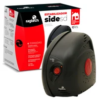 Estabilizador Ragtech Side Sd 700va, SSD 700, (ideal Para Eletrônicos E Eletrodomésticos Em Geral) 4 Tomadas, Entrada Bivolt Automático, Saida 115v - 20ssd5416