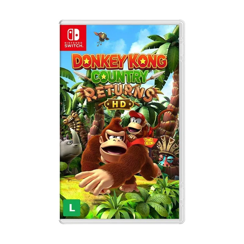 Jogo Donkey Kong Country Returns HD, Nintendo Switch - NT000019NSW
