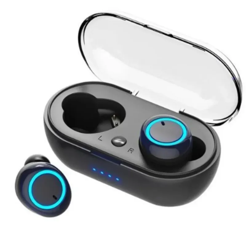 Fone De Ouvido Sem Fio Y50 Esportivo Bluetooth Recarregável