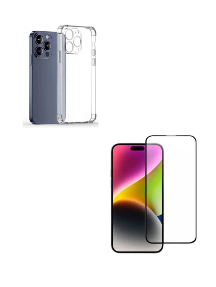 Capa Para Iphone 16 + Película Protetora 3d Vidro
