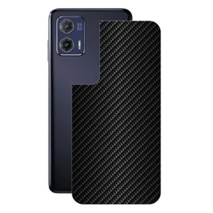 Película Para Motorola Moto G73 5g, Traseira De Fibra De Carbono Preta - Gshield