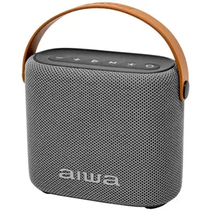 Caixa Caixinha De Som Speaker Aiwa Awss70btgc 14 Watts Pmpo Bluetooth Usb Cor:preto