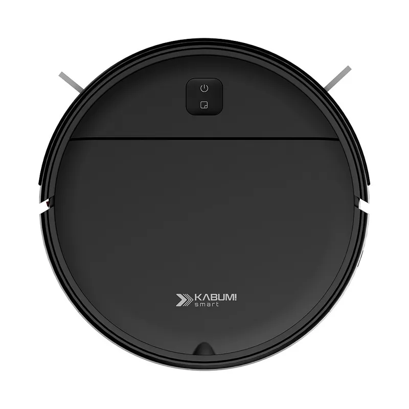 Robô Aspirador de Pó KABUM! smart K100 - Limpeza Autônoma Sem App, Design Slim, Até 90min, Sensor Antiqueda/Anticolisão, Bivolt - KSAR100PT