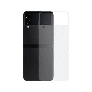 Película Para Samsung Gshield Galaxy Z Flip 4, Traseira De Fibra De Carbono