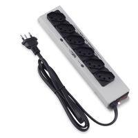 Filtro De Linha Com 6 Tomadas 10a E Gabinete Metálico Cinza Bivolt 562 Force Line
