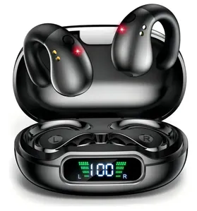 Fone De Ouvido Bluetooth Q92 Tws Bluetooth 5.3 Condução Óssea Gamer Academia