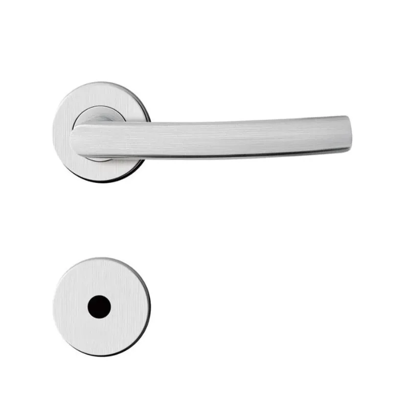 Fechadura Banheiro Aço Inox Mi620 St2 R235 55mm Roseta Cromada Smile Inoxvita Papaiz