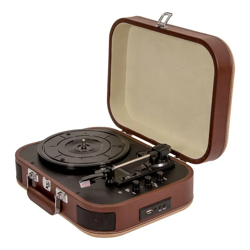 Toca Discos Vinil Vitrola Retrô Hills 48.401 Classic - Bivolt