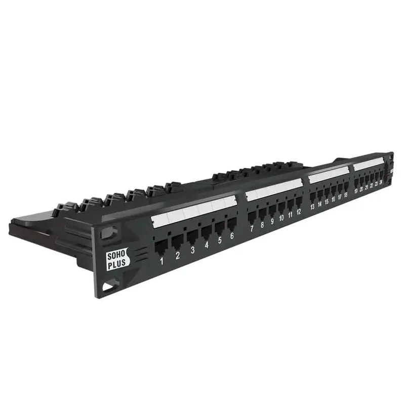 Patch Panel Cat.5e Furukawa Sohoplus, 24 Portas, T568a/b - 35050438
